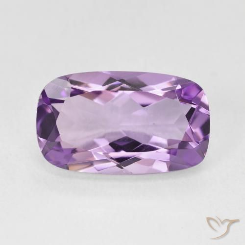 5.50ct Natural Violeta medio Amatista, Forma Cojín, VVS