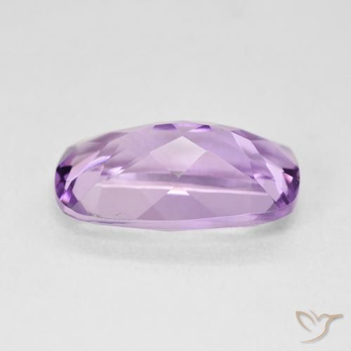Amatista Violeta medio natural de 5.50 ct, Forma Cojín, VVS