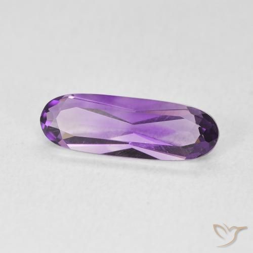 Amatista Violeta rosado natural de 1.16 ct, Ovalada, VVS-VS