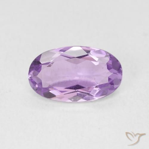 1.40ct Natural Violeta oscuro Amatista, Ovalada, VVS-VS