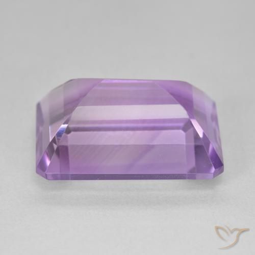 Amatista Violeta púrpura intenso natural de 15.44 ct, Corte Octágono / Esmeralda, VVS