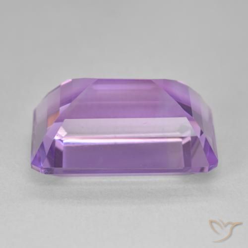 Amatista Violeta medio natural de 15.91 ct, Corte Octágono / Esmeralda, VVS