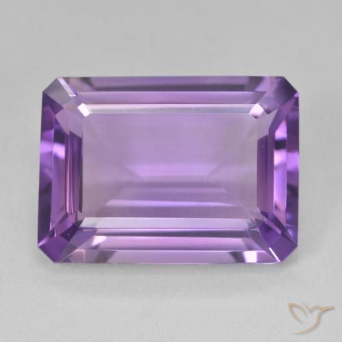 13.17ct Natural Violeta púrpura Amatista, corte esmeralda, VVS