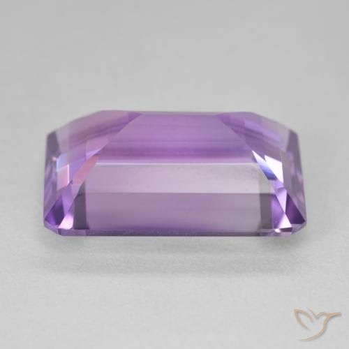 Amatista Violeta púrpura natural de 13.17 ct, Corte Octágono / Esmeralda, VVS