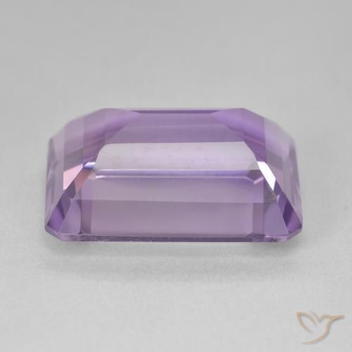 Amatista Violeta vívido natural de 14.30 ct, Corte Octágono / Esmeralda, VVS