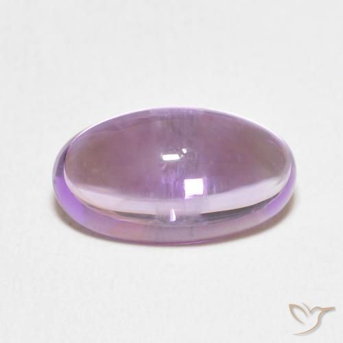 3.71ct Natural Violeta rosado medio Amatista, Ovalada, Transparente