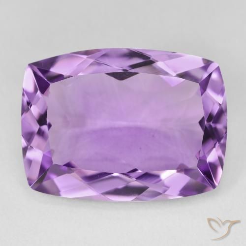 17.29ct Natural Violeta púrpura Amatista, Forma Cojín, VVS