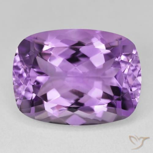 19.24ct Natural Violeta medio claro Amatista, Forma Cojín, VVS-VS