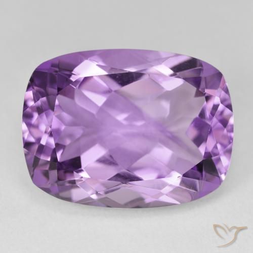18.37ct Natural Violeta medio claro Amatista, Forma Cojín, VVS-VS