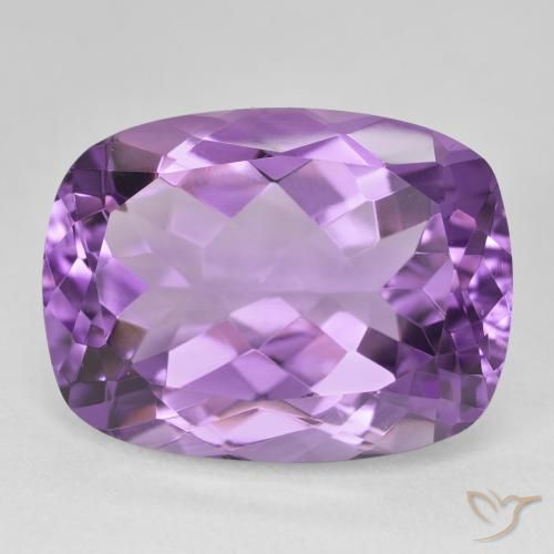 18.82ct Natural Medium Dark-Violet Amatista, Forma Cojín, VVS