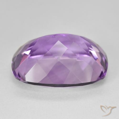 Amatista Medium Dark-Violet natural de 18.82 ct, Forma Cojín, VVS