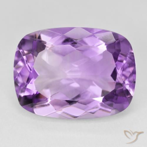 17.51ct Natural Violeta medio Amatista, Forma Cojín, VS