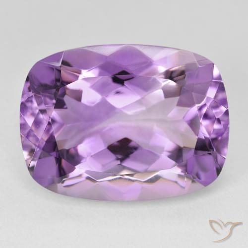 19.13ct Natural Violeta rosado Amatista, Forma Cojín, VVS