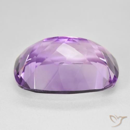 Amatista Violeta rosado natural de 19.13 ct, Forma Cojín, VVS