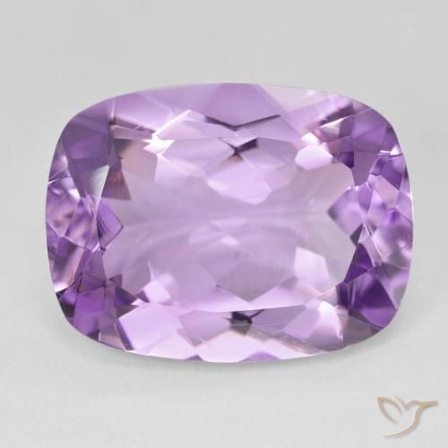 17.03ct Natural Violeta rosado medio Amatista, Forma Cojín, VVS