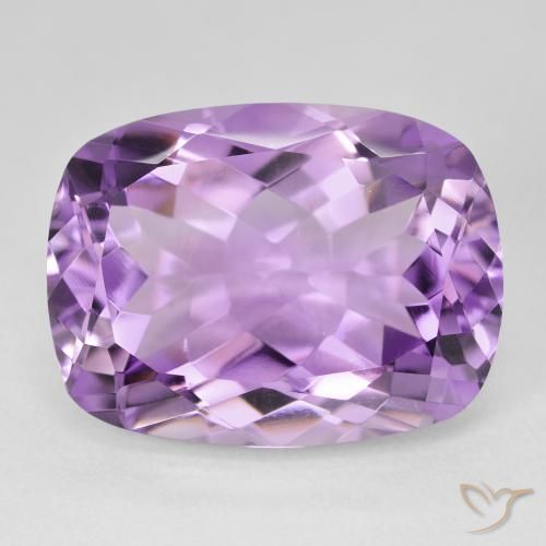 18.75ct Natural Violeta rosado Amatista, Forma Cojín, VVS