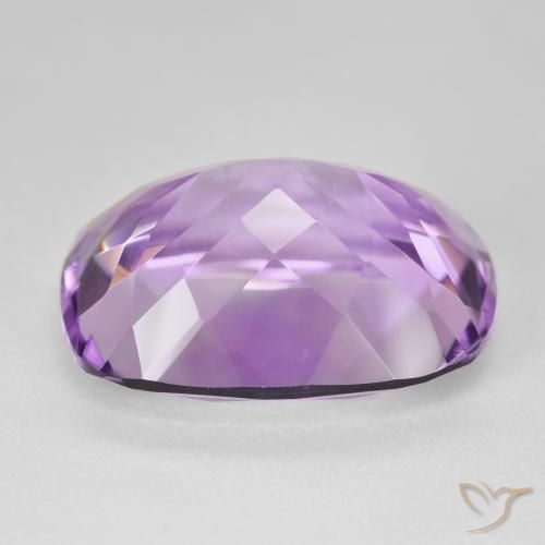 Amatista Violeta rosado natural de 18.75 ct, Forma Cojín, VVS
