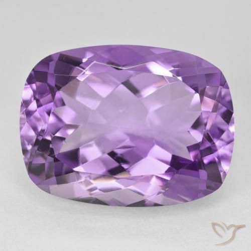 19.73ct Natural Violeta oscuro Amatista, Forma Cojín, VS