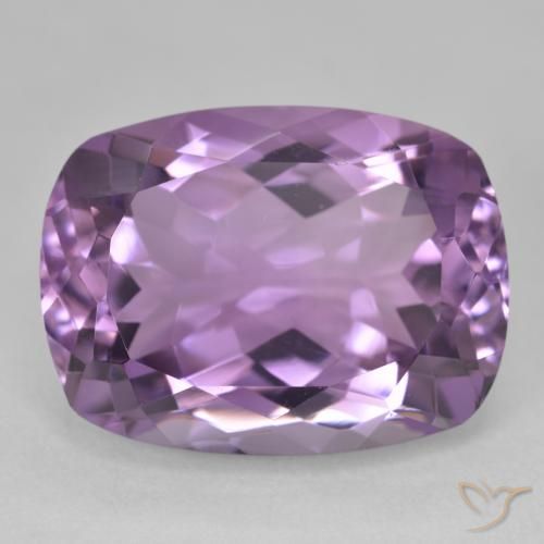 19.45ct Natural Violeta medio claro Amatista, Forma Cojín, VVS