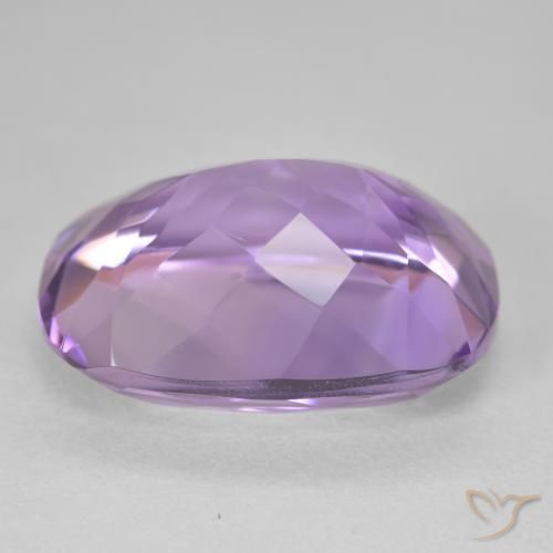 Amatista Violeta oscuro natural de 19.17 ct, Forma Cojín, VVS