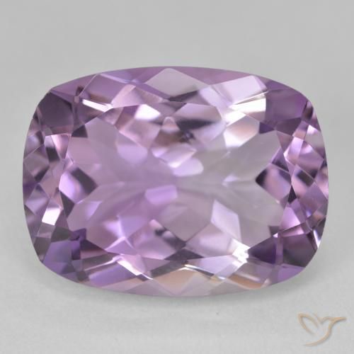 18.25ct Natural Violeta medio claro Amatista, Forma Cojín, VVS