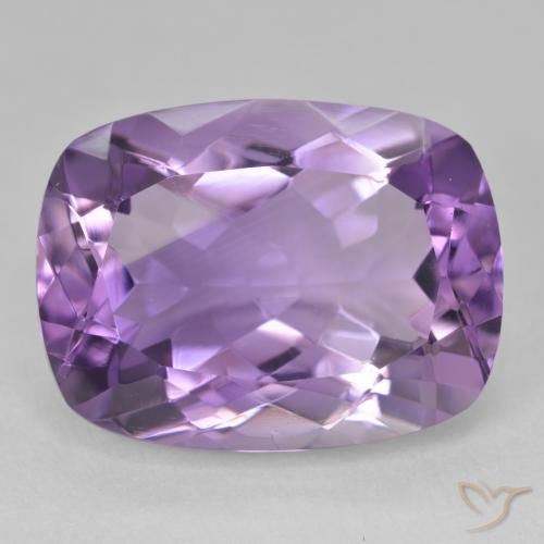 18.16ct Natural Violeta medio Amatista, Forma Cojín, VVS