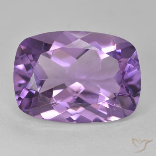 12.90ct Natural Violeta medio Amatista, Forma Cojín, VVS