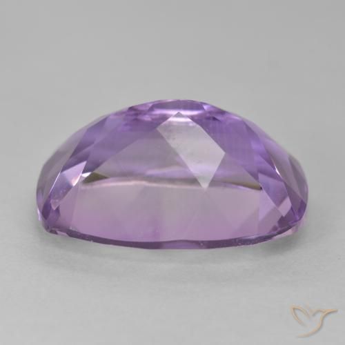 Amatista Violeta medio natural de 12.56 ct, Forma Cojín, VVS
