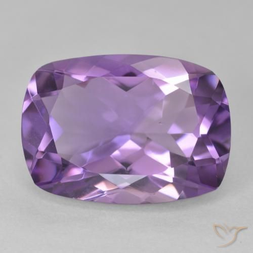 12.17ct Natural Violeta medio Amatista, Forma Cojín, VVS