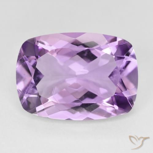 11.55ct Natural Violeta rosado medio Amatista, Forma Cojín, VVS