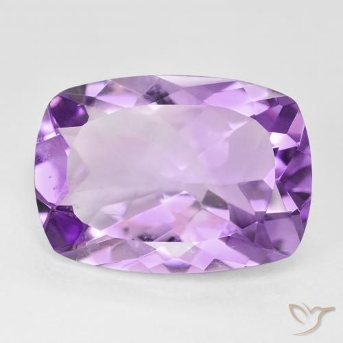 10.92ct Natural Violeta rosado Amatista, Forma Cojín, VVS