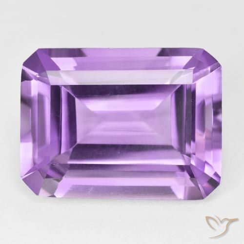 20.80ct Natural Violeta rosado Amatista, corte esmeralda, VVS