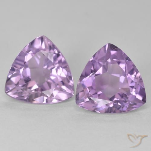 5.78ctw Natural Violeta rosado Amatista, Trillón, VS