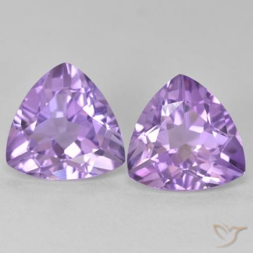 5.67ctw Natural Violeta medio Amatista, Trillón, VS