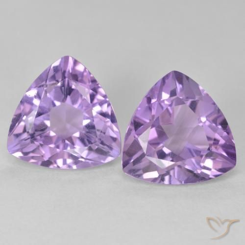 5.73ctw Natural Violeta medio Amatista, Trillón, VS