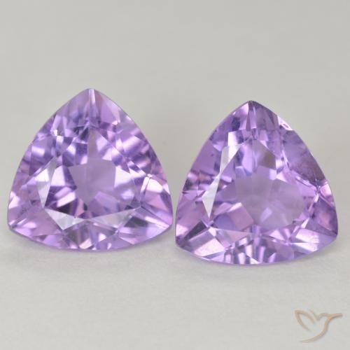 5.55ctw Natural Violeta medio Amatista, Trillón, VS