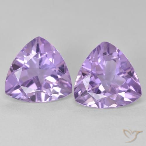 5.30ctw Natural Violeta medio Amatista, Trillón, VS