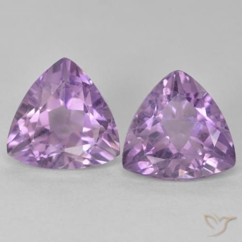 5.68ctw Natural Violeta rosado Amatista, Trillón, VS