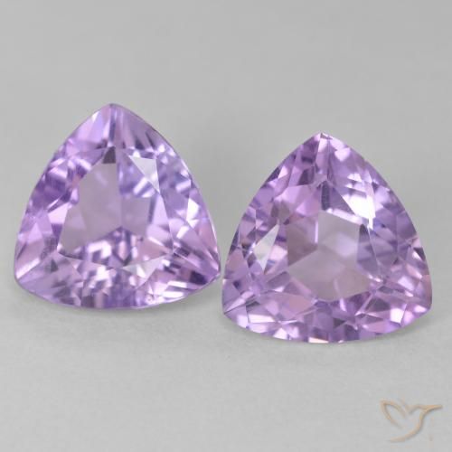 5.45ctw Natural Violeta iris rosáceo Amatista, Trillón, VS