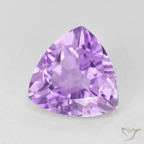 Amatista Violeta claro natural de 2.94 ct, Trillón, VVS-VS