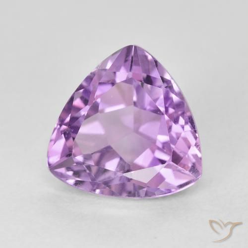 Amatista Violeta rosado natural de 3.23 ct, Trillón, VVS-VS