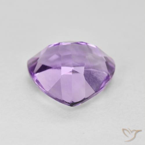 Amatista Violeta medio natural de 2.93 ct, Trillón, VVS-VS