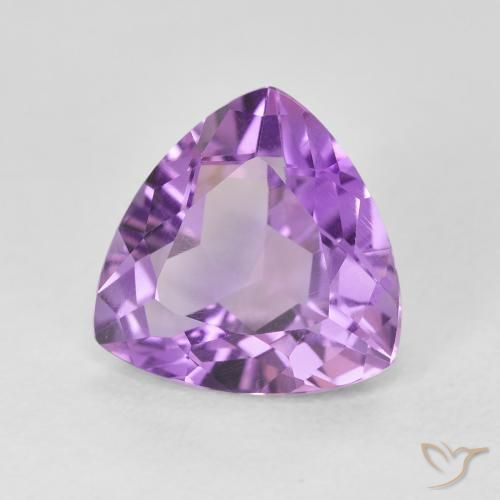 Amatista Violeta rosado natural de 2.83 ct, Trillón, VVS-VS