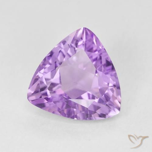 Amatista Violeta rosado medio natural de 2.68 ct, Trillón, VVS-VS