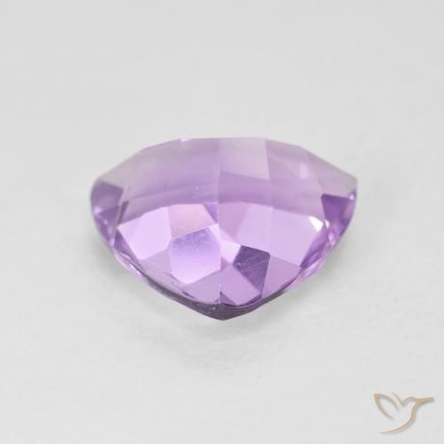 Amatista Violeta rosado medio natural de 2.68 ct, Trillón, VVS-VS