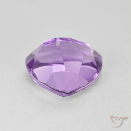 Amatista Violeta rosado natural de 3.08 ct, Trillón, VVS-VS