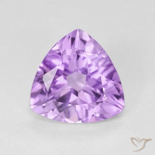 2.75ct Natural Violeta rosáceo claro Amatista, Trillón, VVS-VS