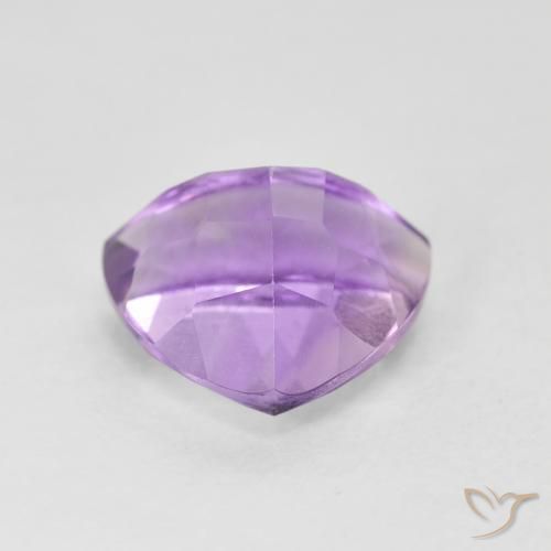 Amatista Violeta rosado natural de 3.20 ct, Trillón, VVS-VS