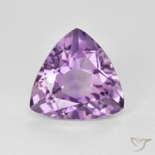 2.91ct Natural Medium Light Purplish-Violet Amatista, Trillón, VVS-VS