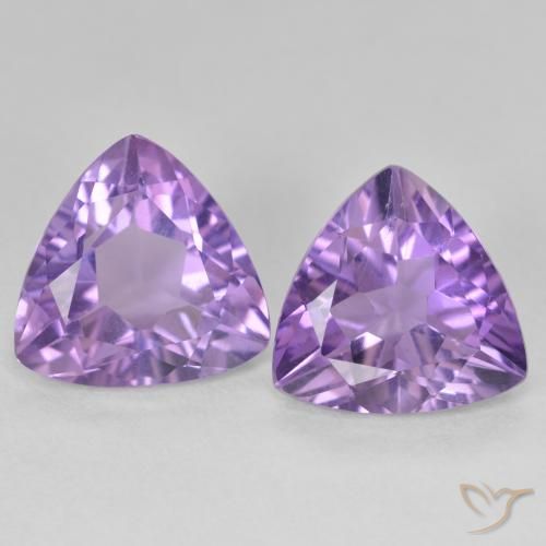 5.33ctw Natural Violeta medio Amatista, Trillón, VS